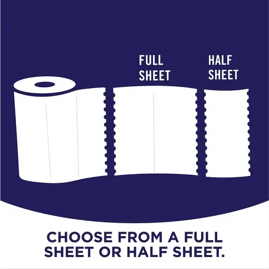 Pick-A-Size® Paper Towels, 24 Double Rolls = 48 Regular Rolls