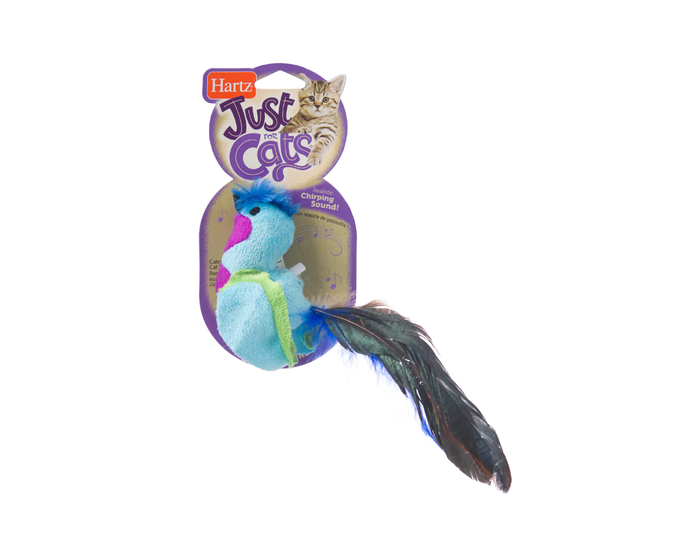 Hartz Just For Cats Chirping Birds Cat Toy， Assorted