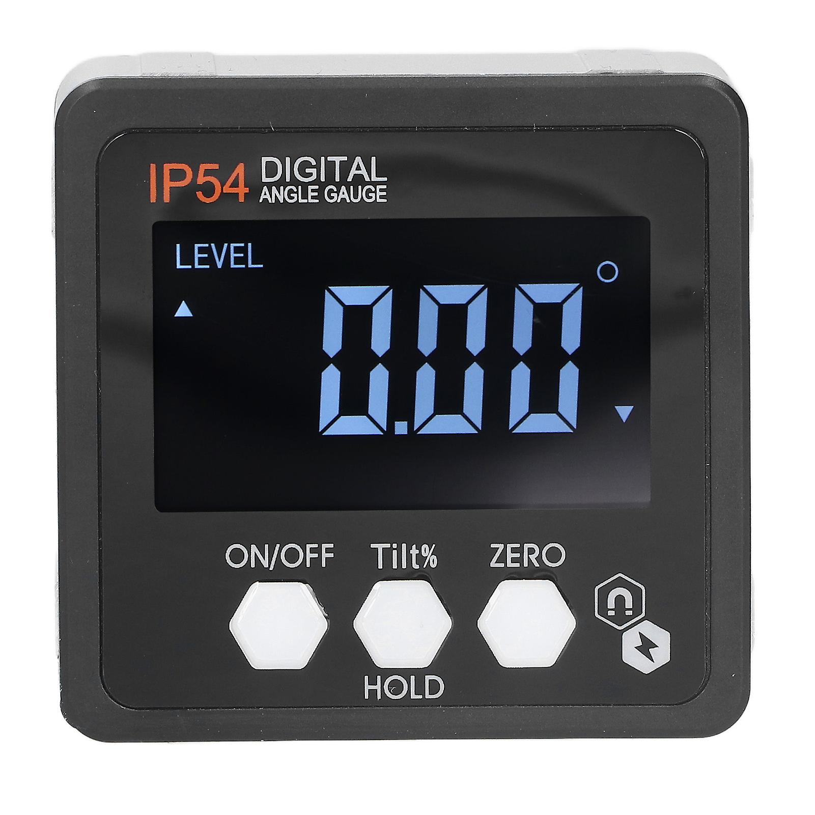 Digital Inclinometer With Magnetic Ip54 Waterproof Electronic Protractor 4x90 Angle Level Finder Gauge