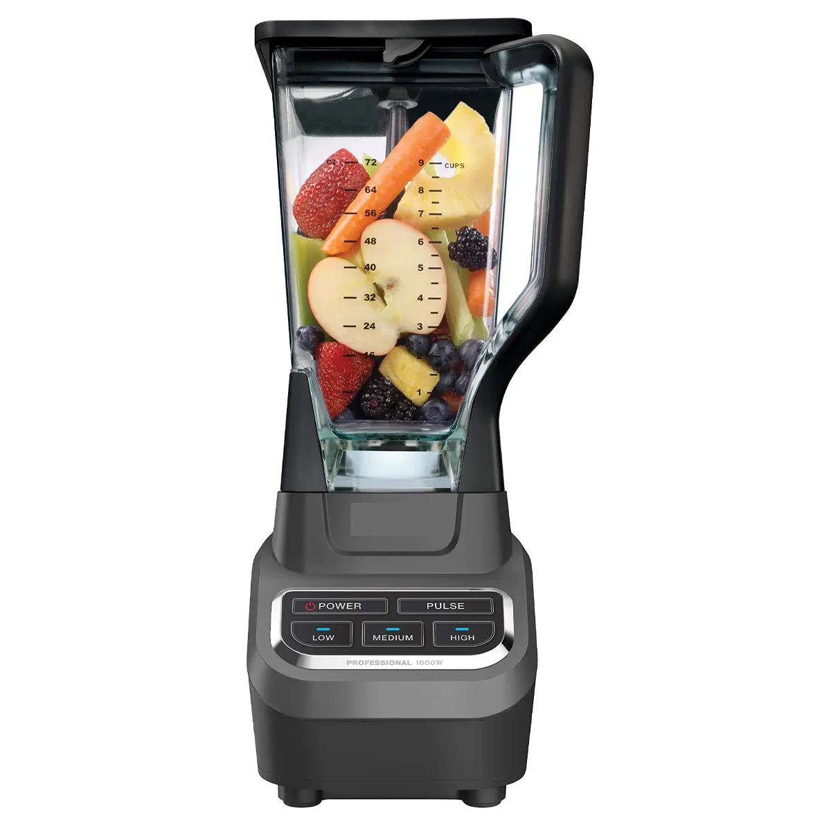 Professional 72 Oz Countertop Blender with 1000-Watt Base and Total Crushing Technology