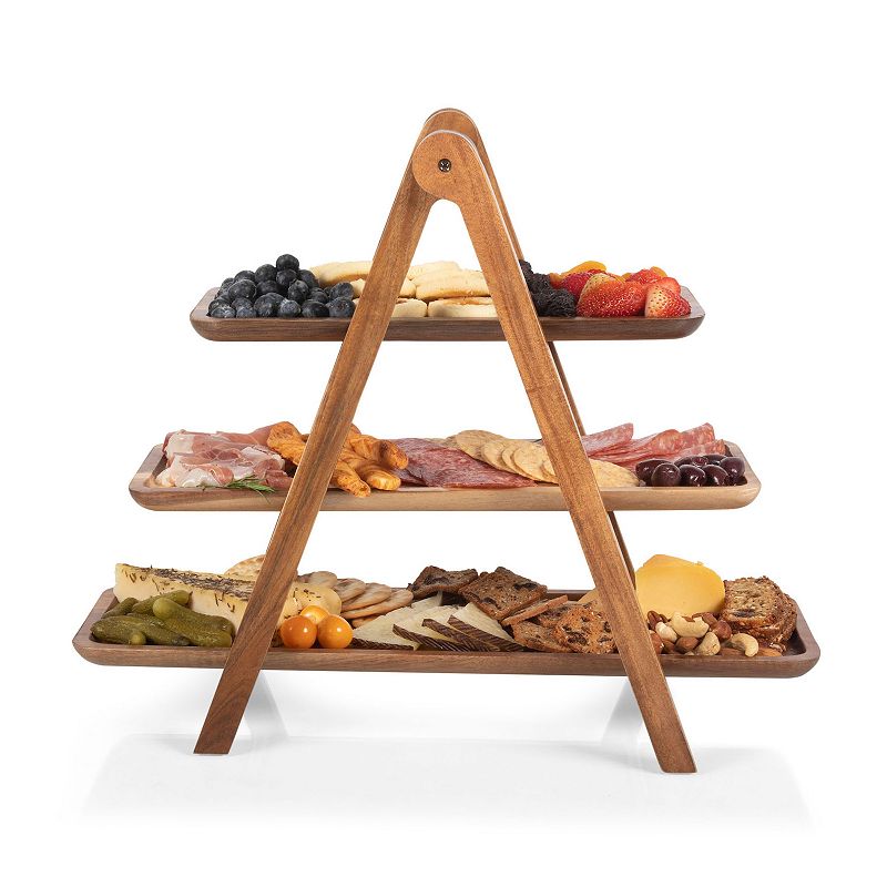 Picnic Time Michigan State Spartans Tiered Ladder Serving Station