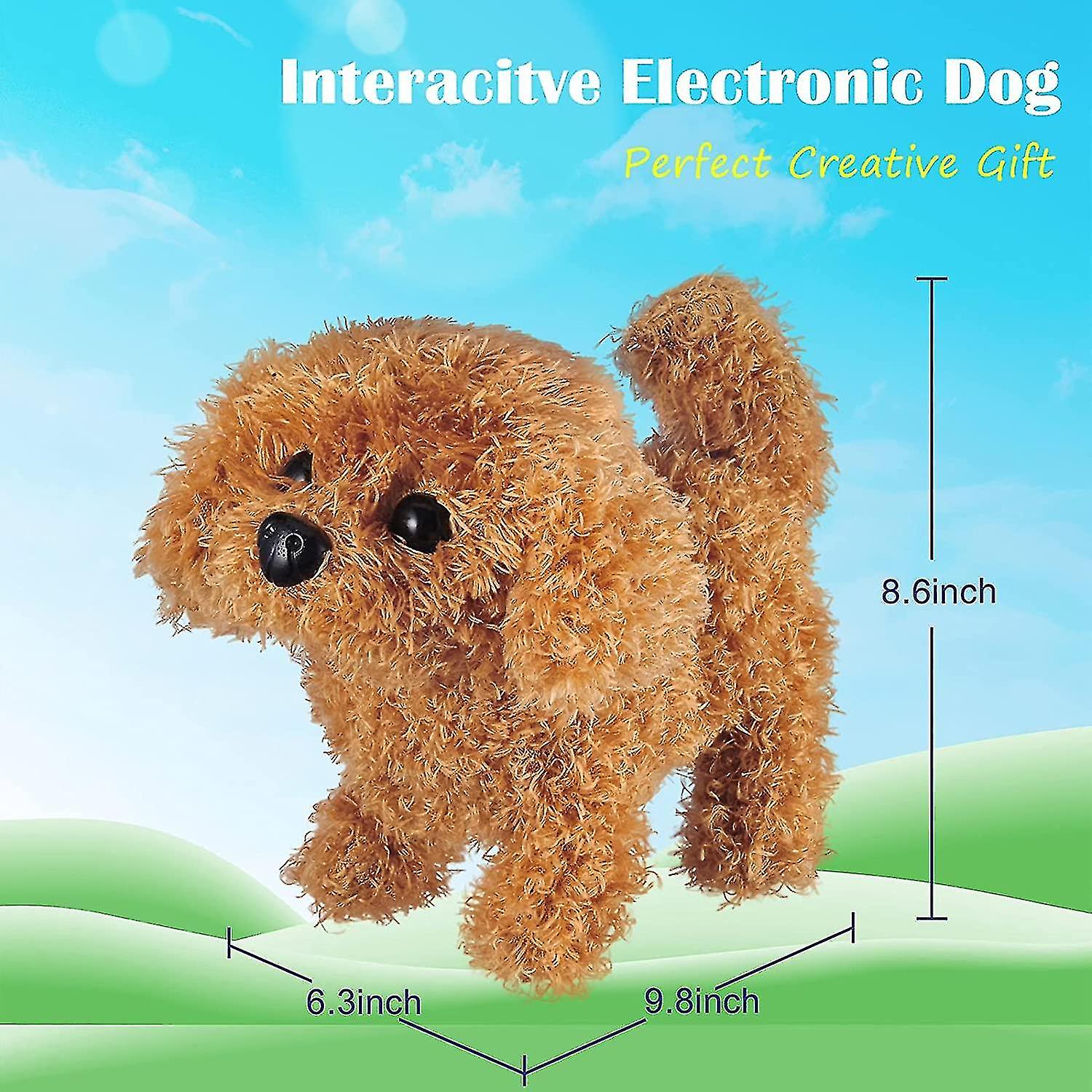 Husky Dog Toy Puppy Electronic Interaction Pet Dog - Walk， Bark， Wag Tail， Stretch Companion Animals