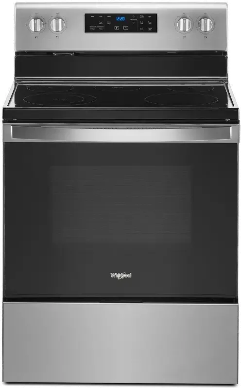 Whirlpool 5.3 cu. ft. Electric Range - 30 Inch Stainless Steel