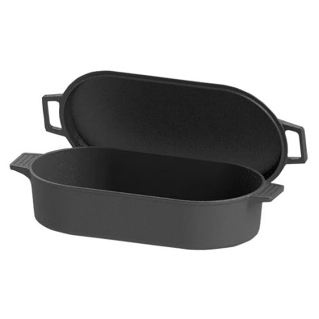 Bayou Classic 6-qt Oval Fryer Non-Stick Grill Pan