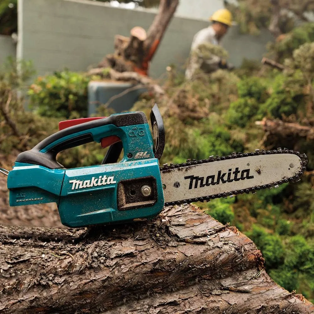 Makita 10 in. 18-Volt LXT Lithium-Ion Brushless Battery Top Handle Chain Saw (Tool-Only) XCU06Z