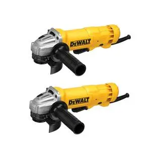 DEWALT 11 Amp Corded 4.5 in. Small Angle Grinder with Dust Ejection System (2-Pack) DWE402X2