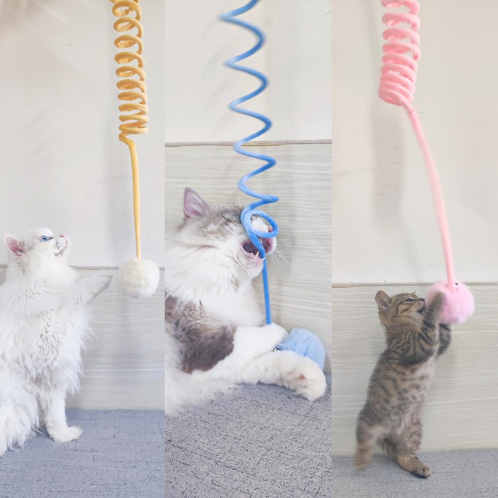 Soft Plush Ball Spring Cat Toy Pet Supplies