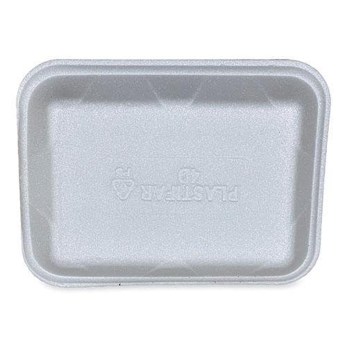 GEN Meat Trays | #4D， 9.47 x 7.12 x 1.32， White， 500