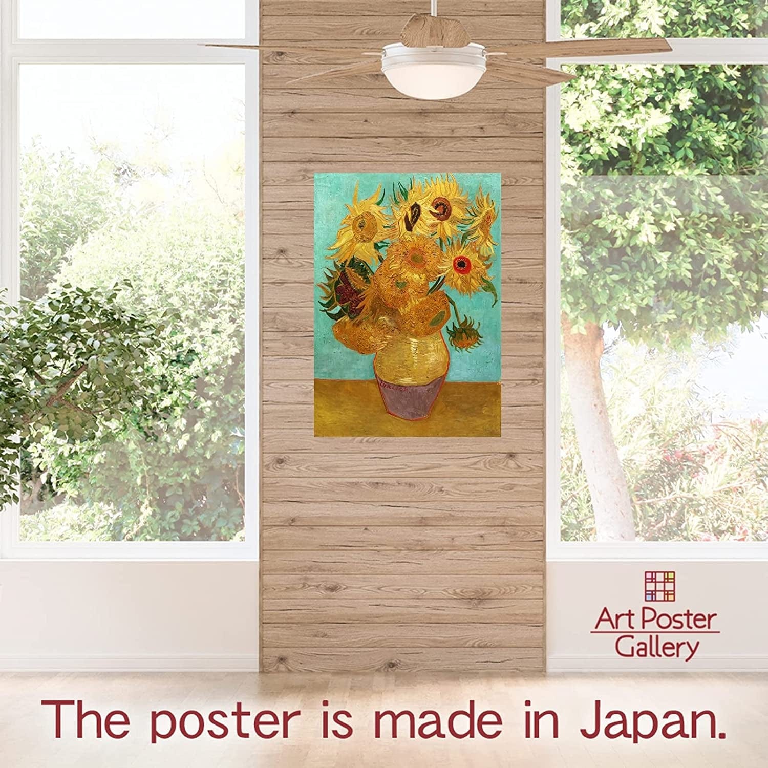 【Made in Japan】 Poster Vincent Van Gogh “Still Life Vase with Twelve S