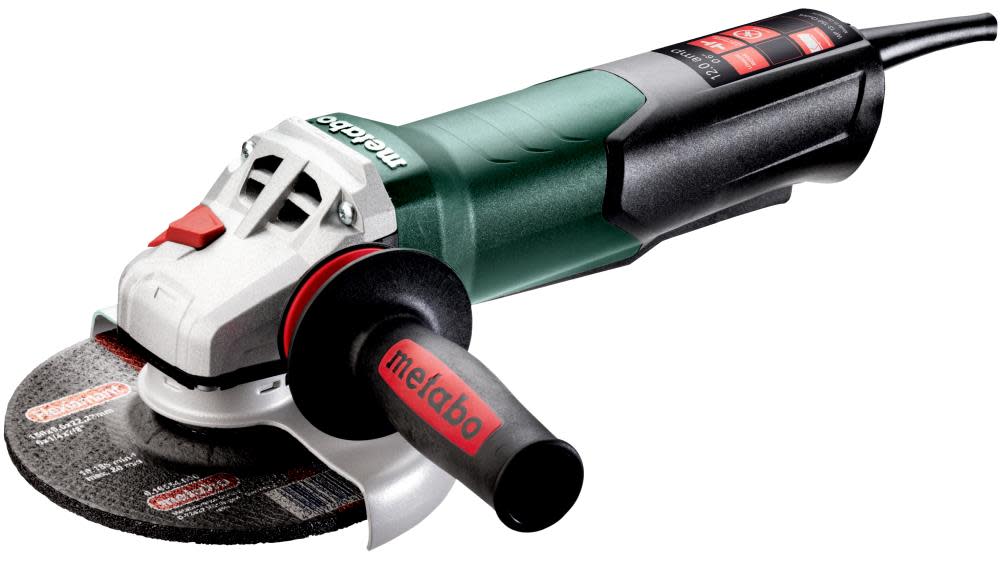 Metabo 6 Angle Grinder 10000 RPM 12.0 Amps with  Non Locking Paddle
