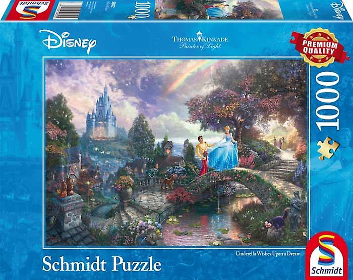 Schmidt Kinkade: Disney Cinderella Wishes Upon a Dream Jigsaw Puzzle (1000 pieces)
