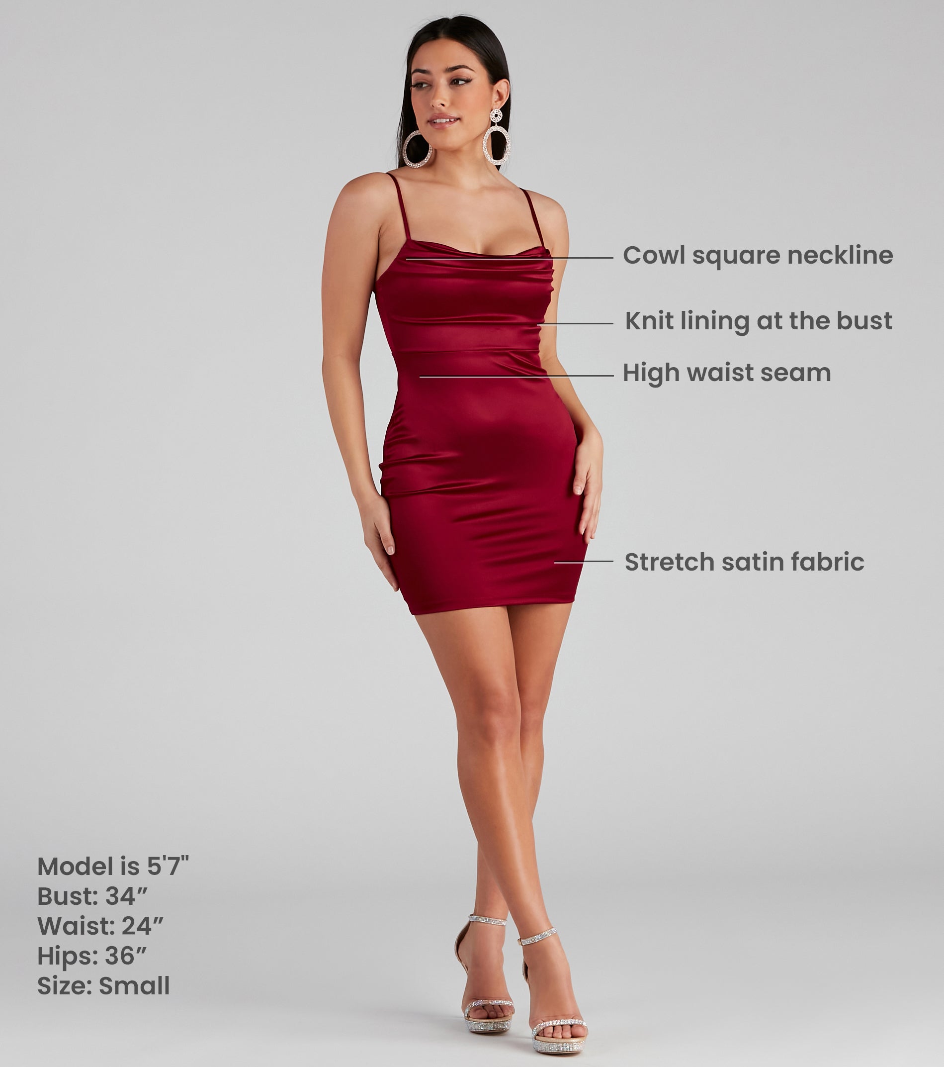 Sleek Vibes Satin Mini Dress