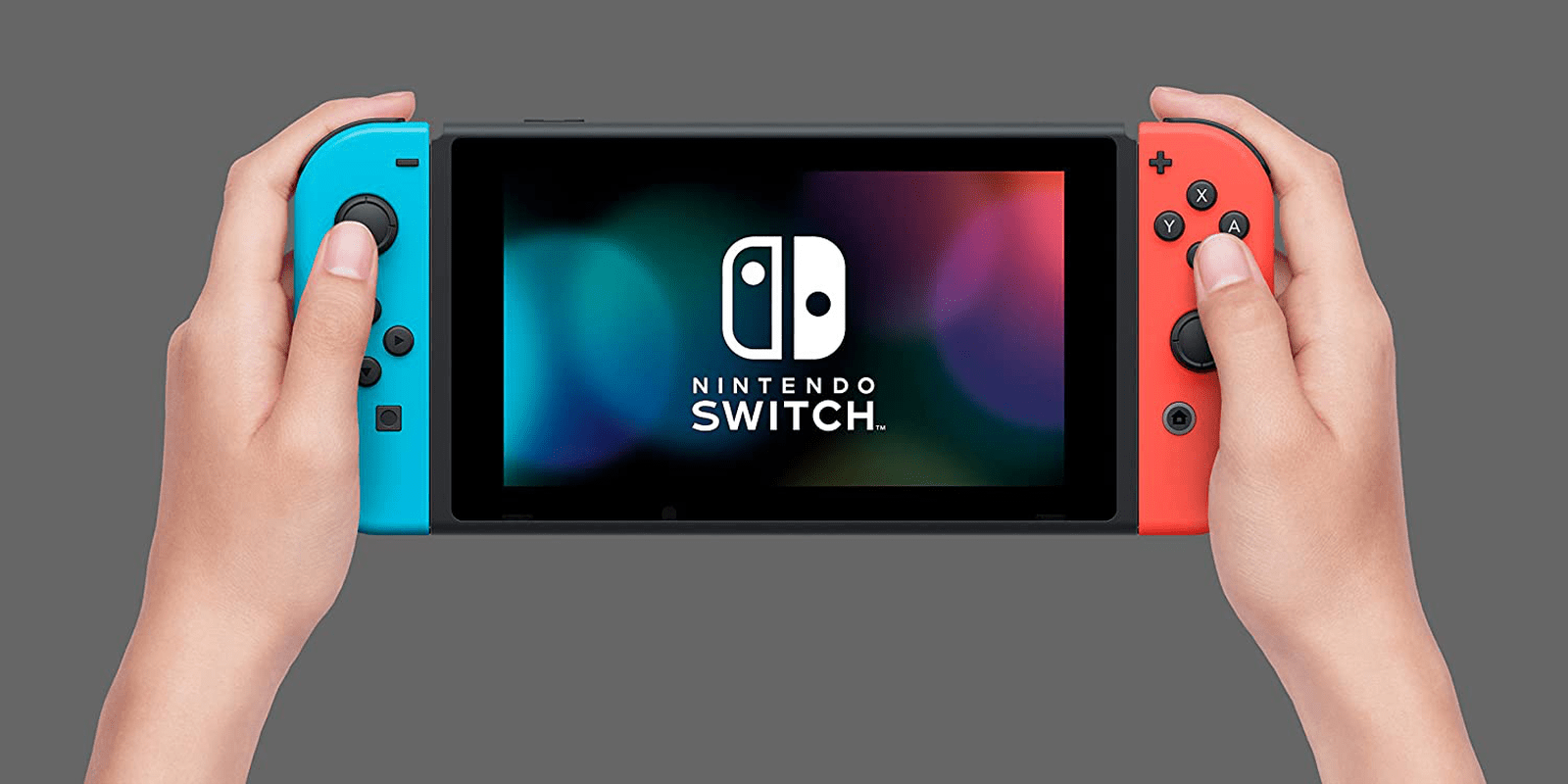 Switch with Neon Blue and Neon Red Joy‑Con - HAC-001(-01)