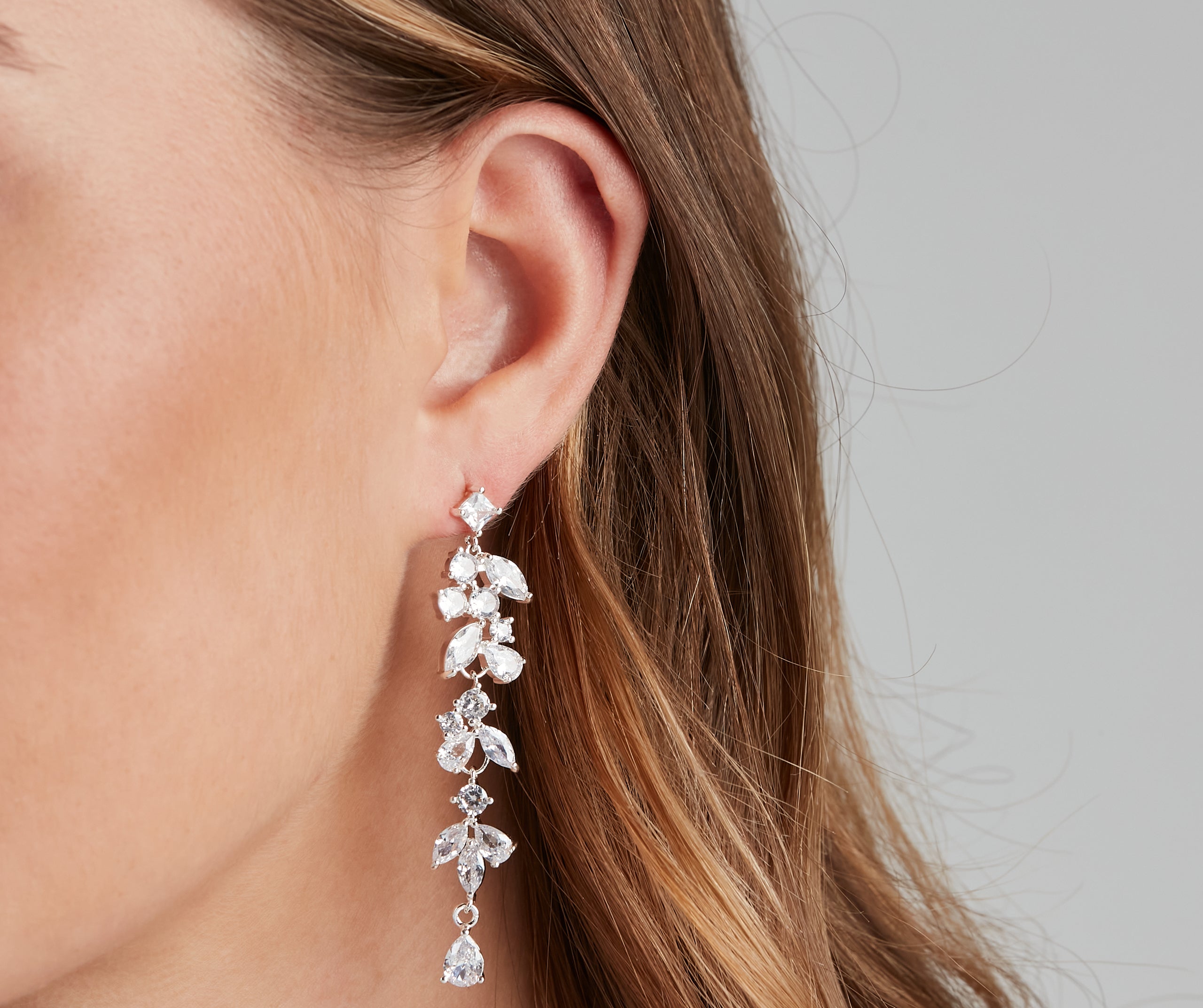 All About Glitz Marquise Earrings