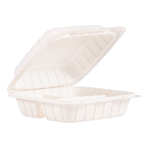 Dart Container Dart Hinged Lid Three Compartment Containers | 8.3
