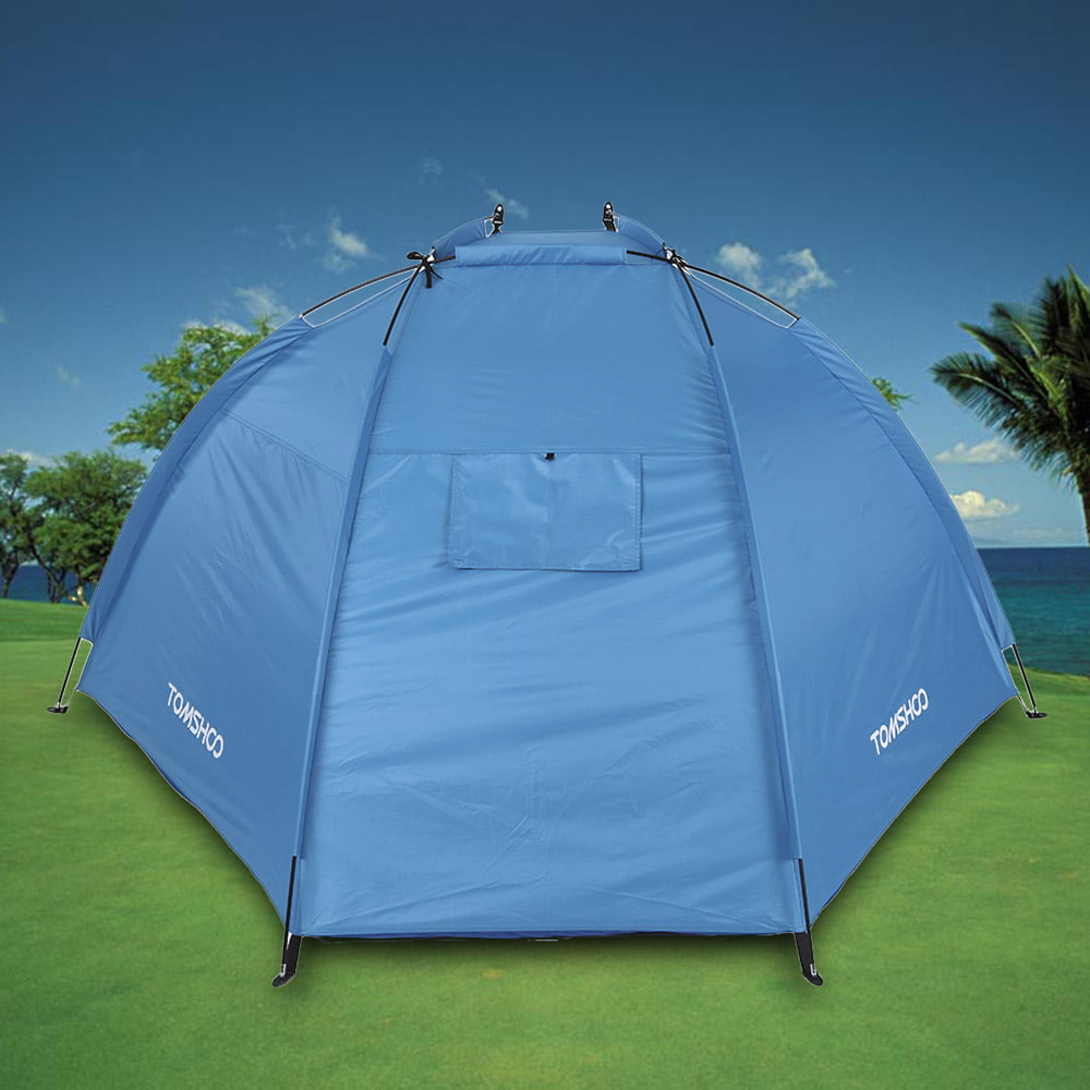 TOMSHOO Outdoor Sports Sunshade Tent for Fishing Picnic Beach Park，blue