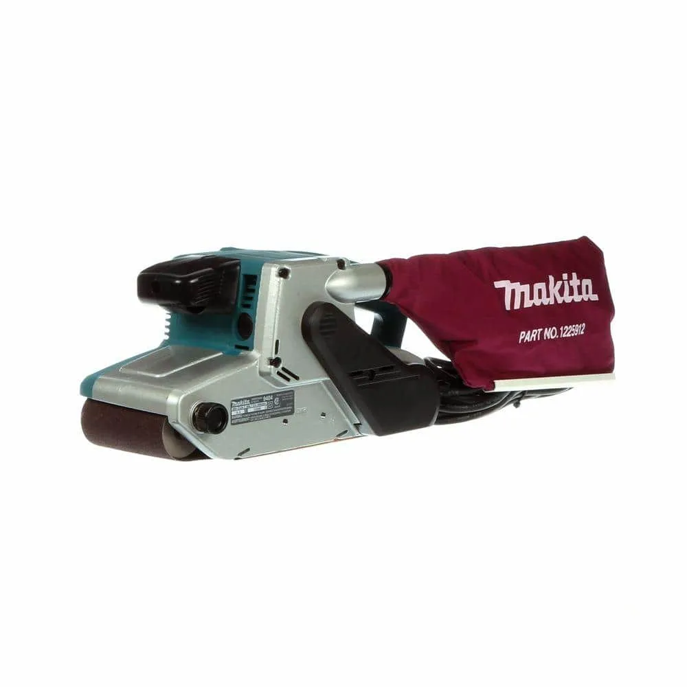 Makita 8.8 Amp 4 in. x 24 in. Corded Variable Speed Belt Sander with Dust Bag 9404