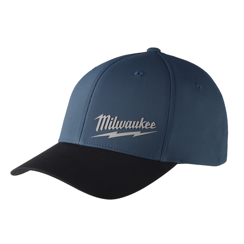 Milwaukee WORKSKIN Performance Fitted Hat Blue S/M