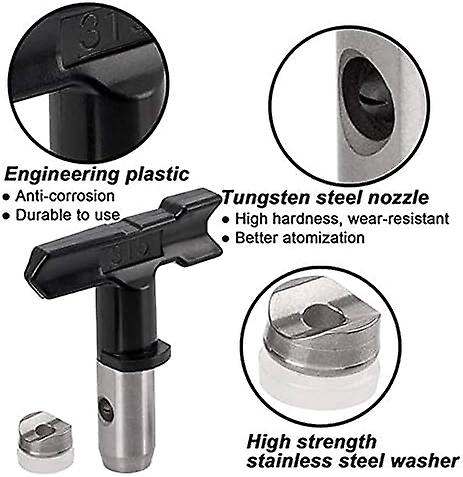 Spraying Nozzle 521 Spray Paint Tools Reversible Nozzle Tungsten Steel Spraying Machine Accessories