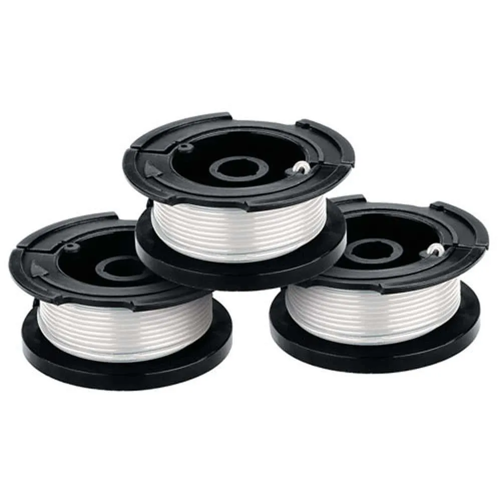 BLACK+DECKER 0.065 in. x 30 ft. Replacement Single Line Automatic Feed Spools AFS for Electric String Grass Trimmer/Edger (3-Pack) AF-100-3ZP  1