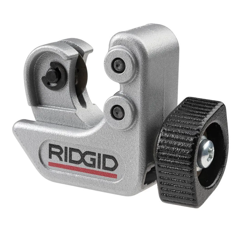 RIDGID 1/4 in. to 1-1/8 in. 101 Close Quarters Copper, Aluminum, Brass, and Plastic Tubing Cutter, Multi-Use Tubing Tool 40617