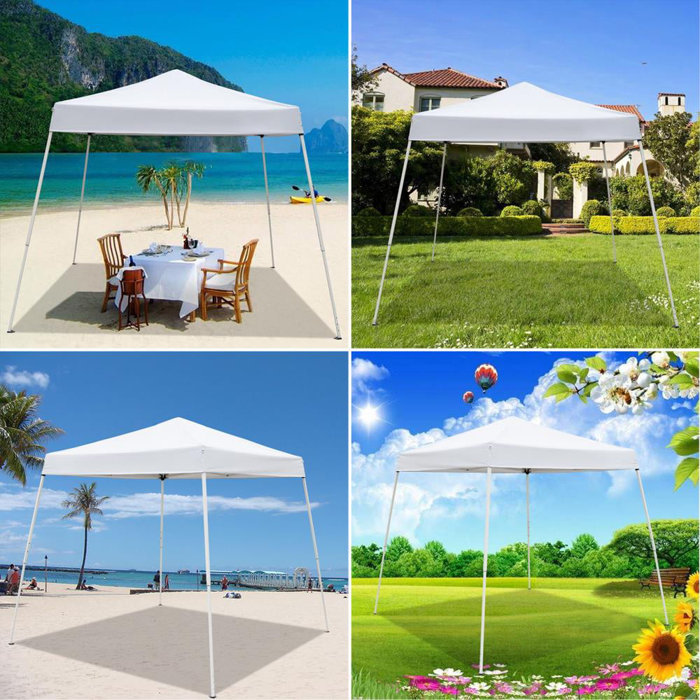 GoDecor Pop Up Wedding Party Tent Outdoor Patio Folding Gazebo Canopy Shade Shelter 8' x 8'