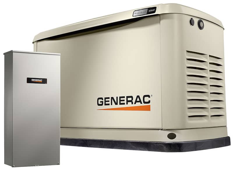 Generac Guardian 10KW Home Backup Generator With 16-Circuit Transfer Switch WiFi Enabled