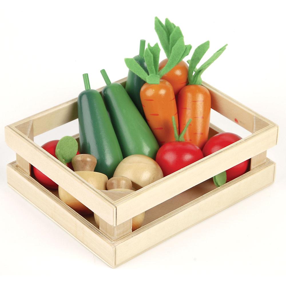 Tidlo Wooden Play Food Winter Vegetables Roleplay Kitchen Accessories