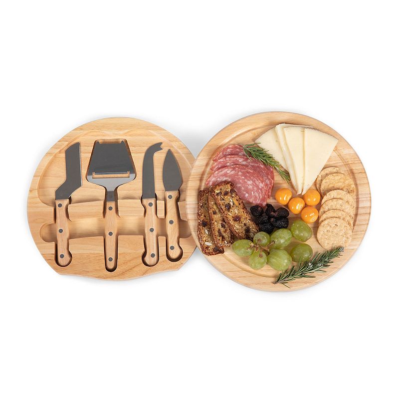Picnic Time Illinois Fighting Illini Circo Cheese Cutting Board and Tools Set