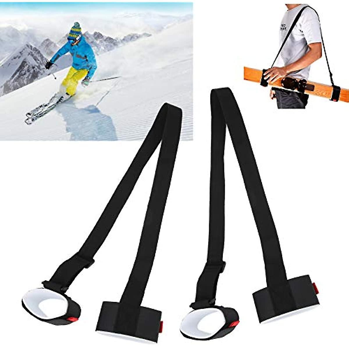 2pcs Snowboard Shoulder Strap Snowboard Carry Strap Snowboard Sling Snowboard Carrier Double Skis Adjustable Fixing Belt