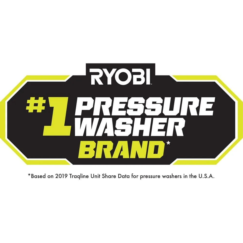 RYOBI 3300 PSI 2.5 GPM Cold Water Gas Pressure Washer with Honda GCV200 Engine RY803325