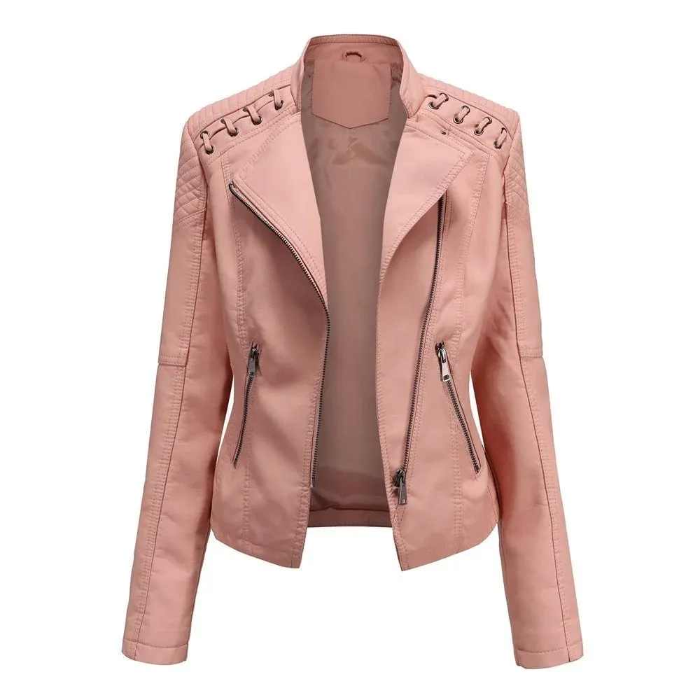 (🔥  Promotion 47% OFF) - Washed Leather Jacket