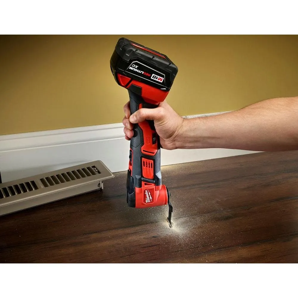 Milwaukee M18 18V Lithium-Ion Cordless Oscillating Multi-Tool W/ M18 Starter Kit W/ (1) 5.0Ah Battery and Charger 2626-20-48-59-1850