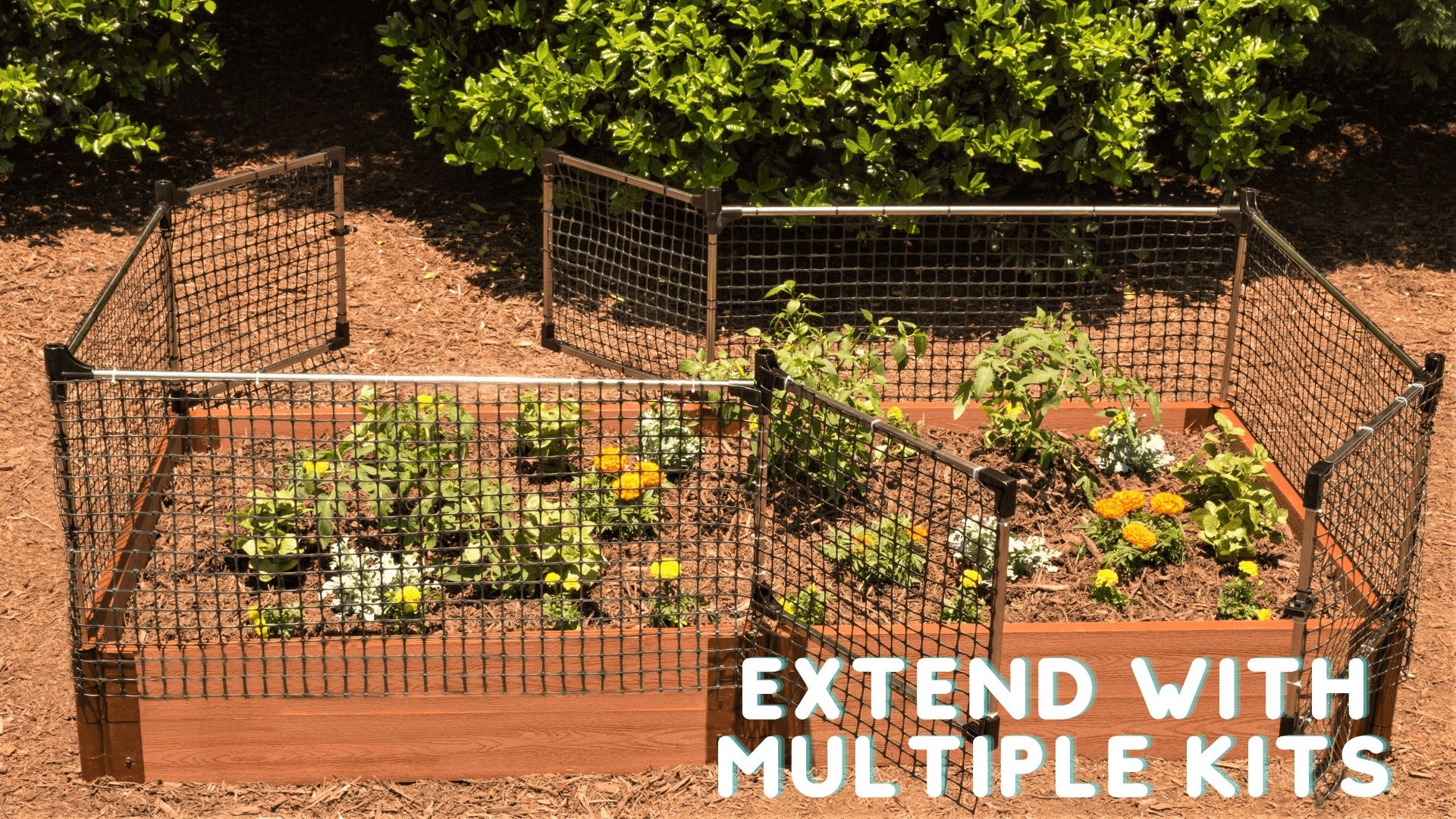 Stack & Extend 'Animal Barrier' with Gate - 4 Foot Wide Straight Panels