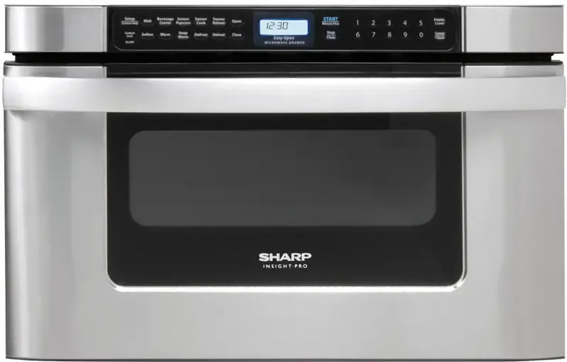 Sharp Auto-Open Microwave Drawer - 1.2 cu. ft. Stainless Steel