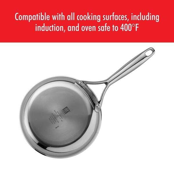 ZWILLING Energy Plus 8-inch Stainless Steel Ceramic Nonstick Fry Pan