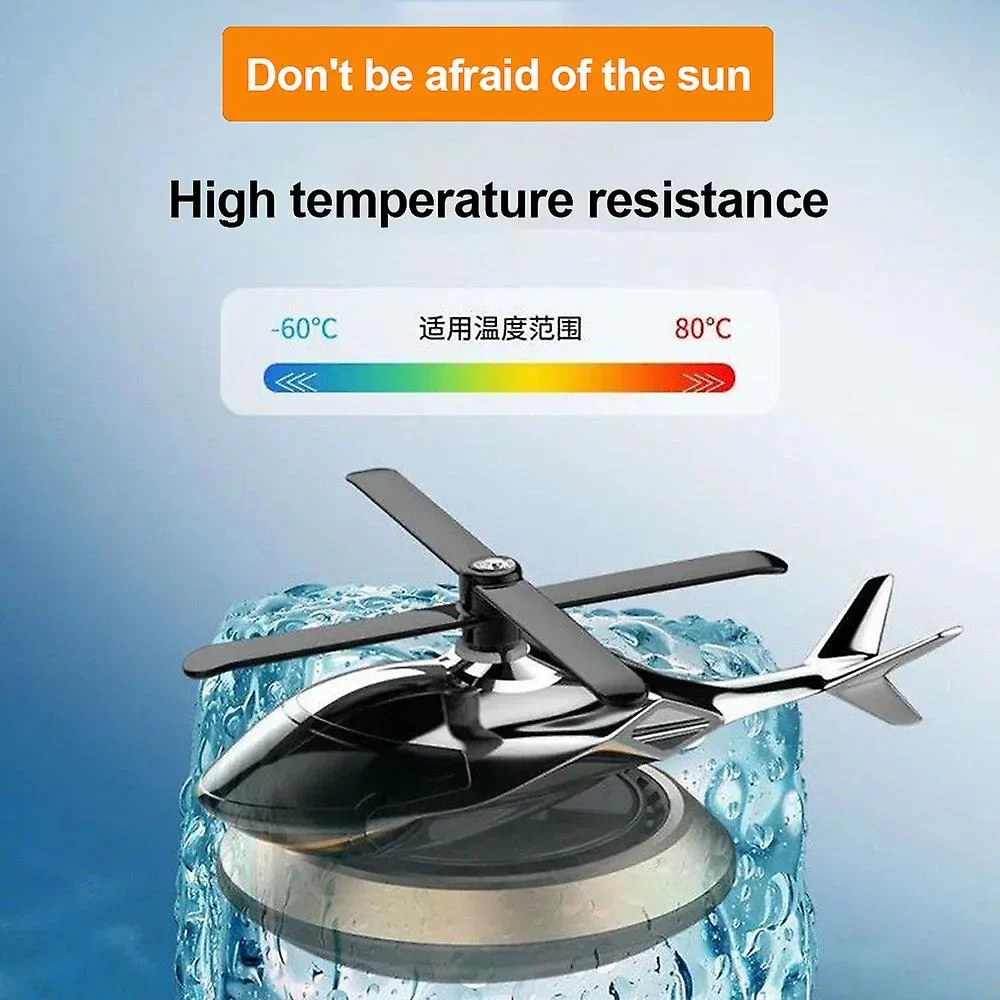 🔥BIG SALE - 47% OFF🔥🔥-🎁Metal Solar Helicopter Air Freshener v2.0