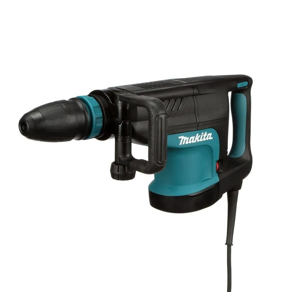 Makita 14 Amp SDS-MAX Corded Variable Speed 20 lb. Demolition Hammer w/ Soft Start, Side Handle, Bull Point and Hard Case HM1203C