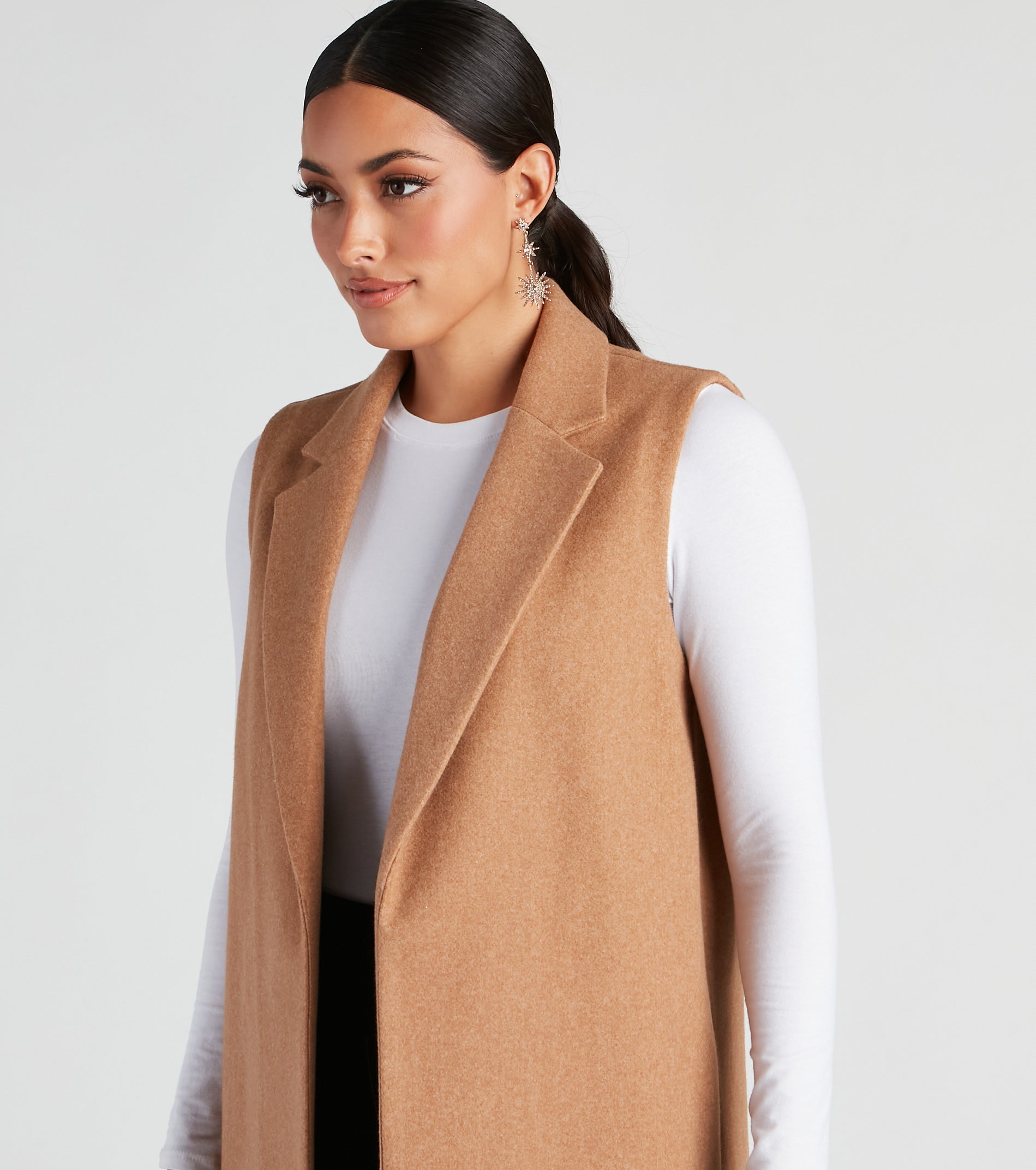 Autumn Chill Faux Wool Vest