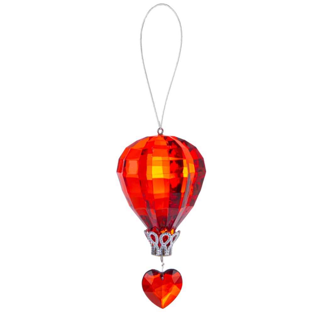 Ganz  Heart Air Balloon Ornament - Assorted 1 at random. Style can not be chosen
