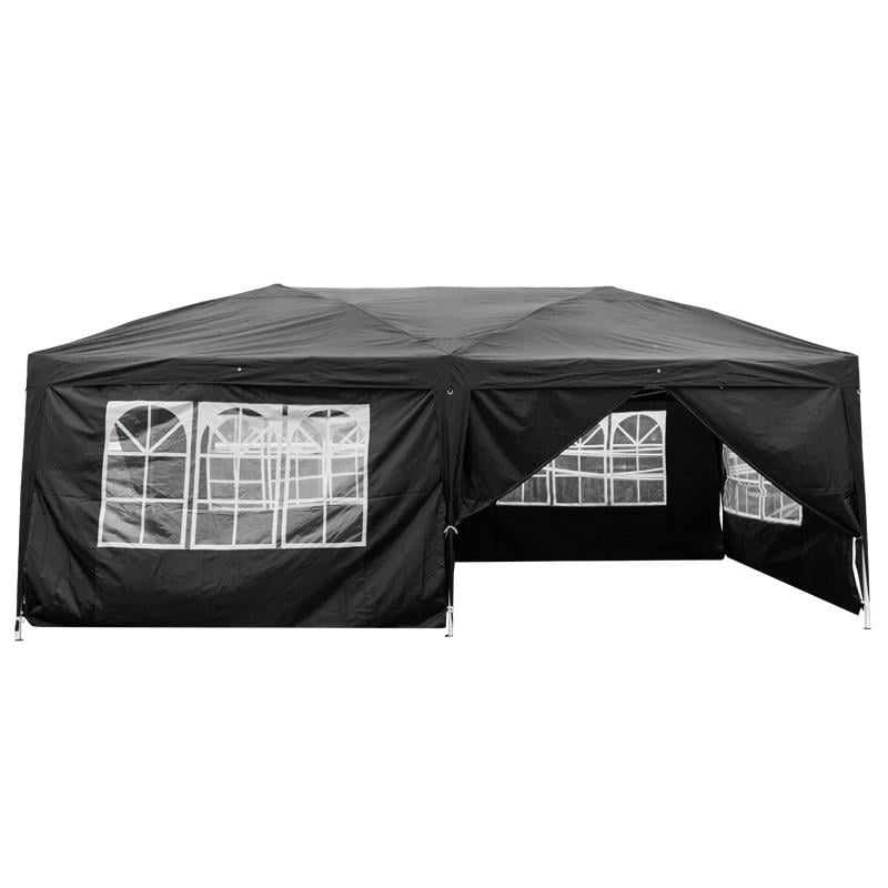 Ktaxon 10'x20' Canopy Wedding Party Tent Pop up Gazebo Black-6