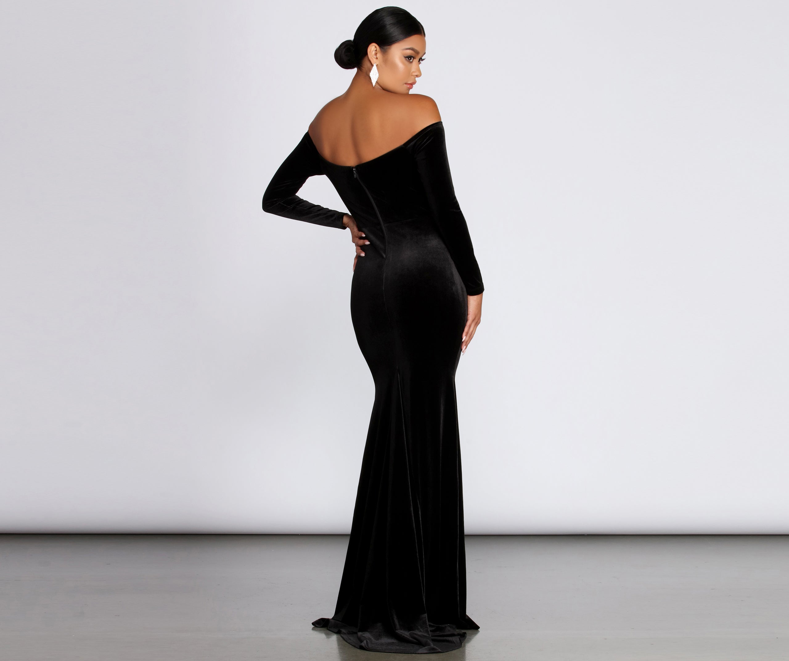 Ida Velvet Formal Gown