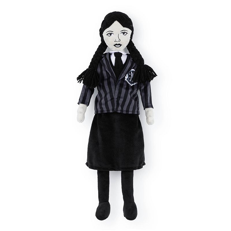 Wednesday Addams Black and White Pillow Buddy