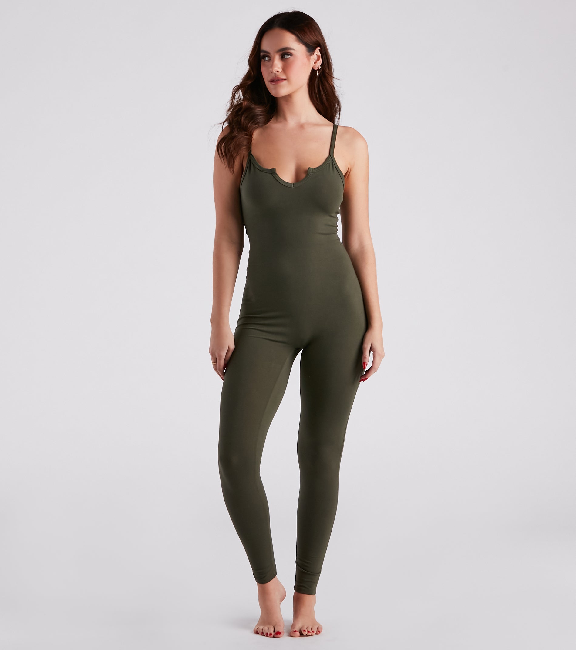 All The Comfy Vibes Sleeveless Catsuit