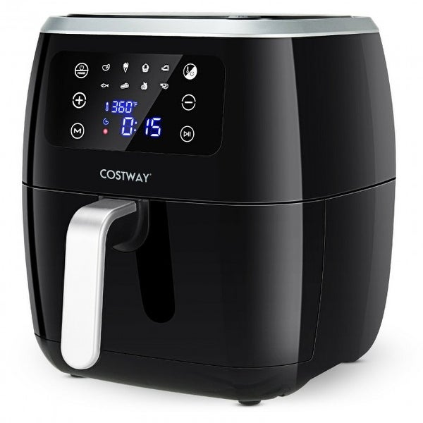 6.5QT Air Fryer Oilless Cooker with 8 Preset Functions and Smart Touch Screen-Black - 16