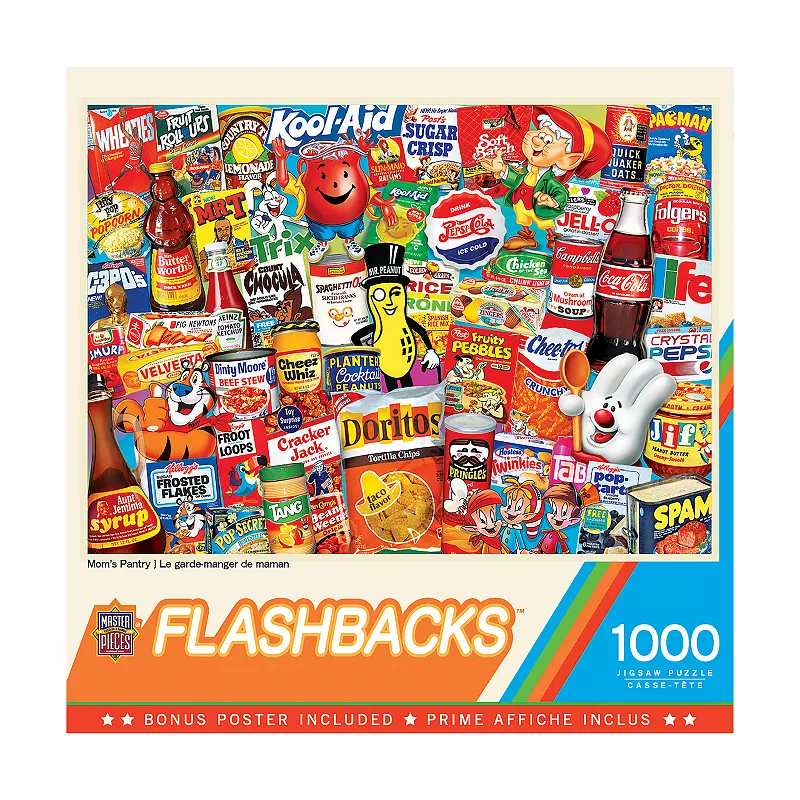 Masterpieces Puzzles Flashbacks Mom's Pantry 1000-Piece Puzzle