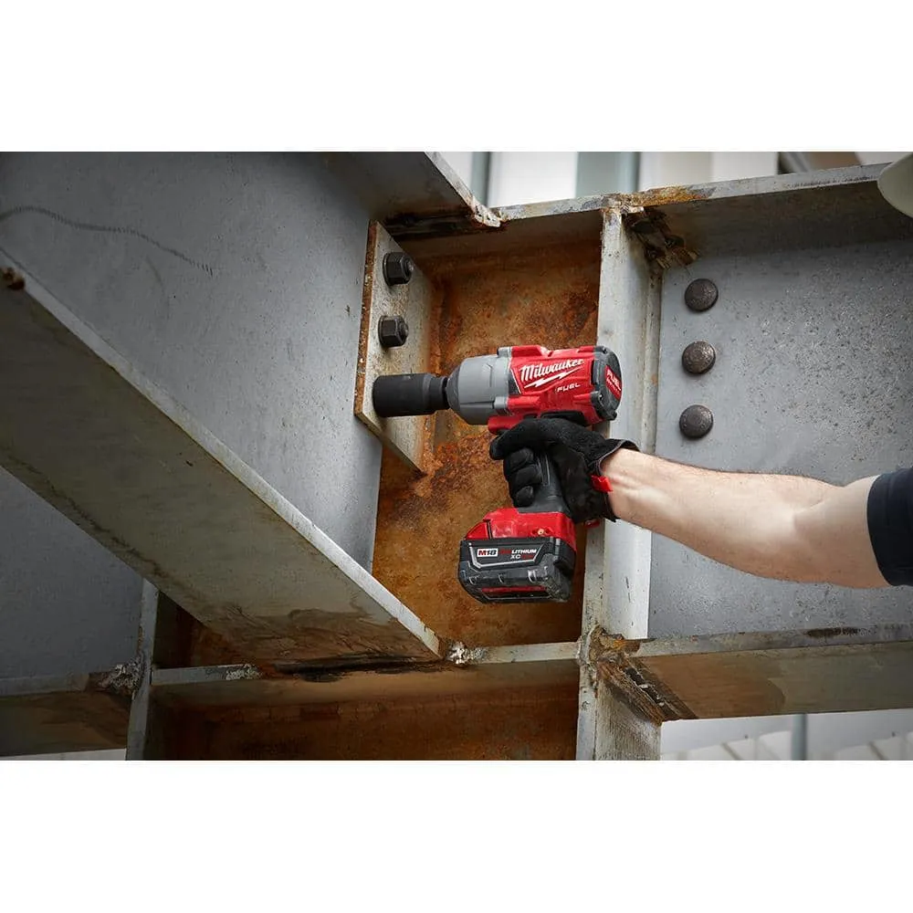 Milwaukee M18 FUEL 18V Lithium-Ion Brushless Cordless 1/2 in. and 3/8 in. Impact Wrench with Friction Ring (2-Tool) 2767-20-2960-20