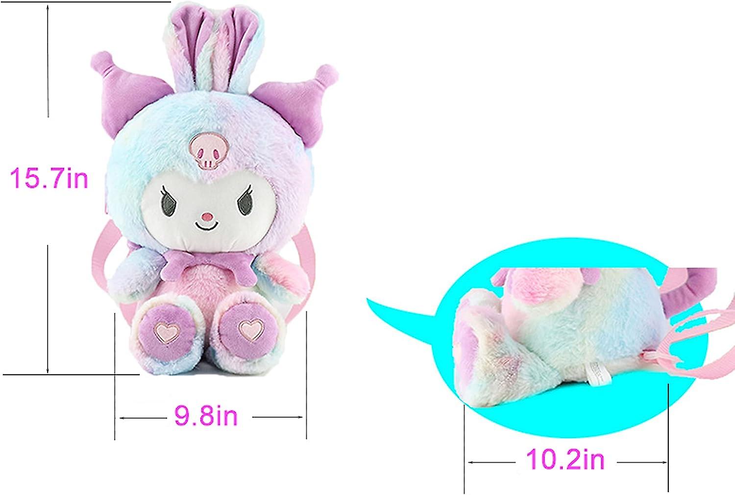My Melody Plush Backpack， 15.7