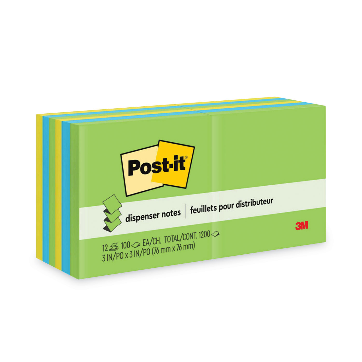 Original Pop-up Refill Value Pack by Post-itandreg; Dispenser Notes MMMR33012AU