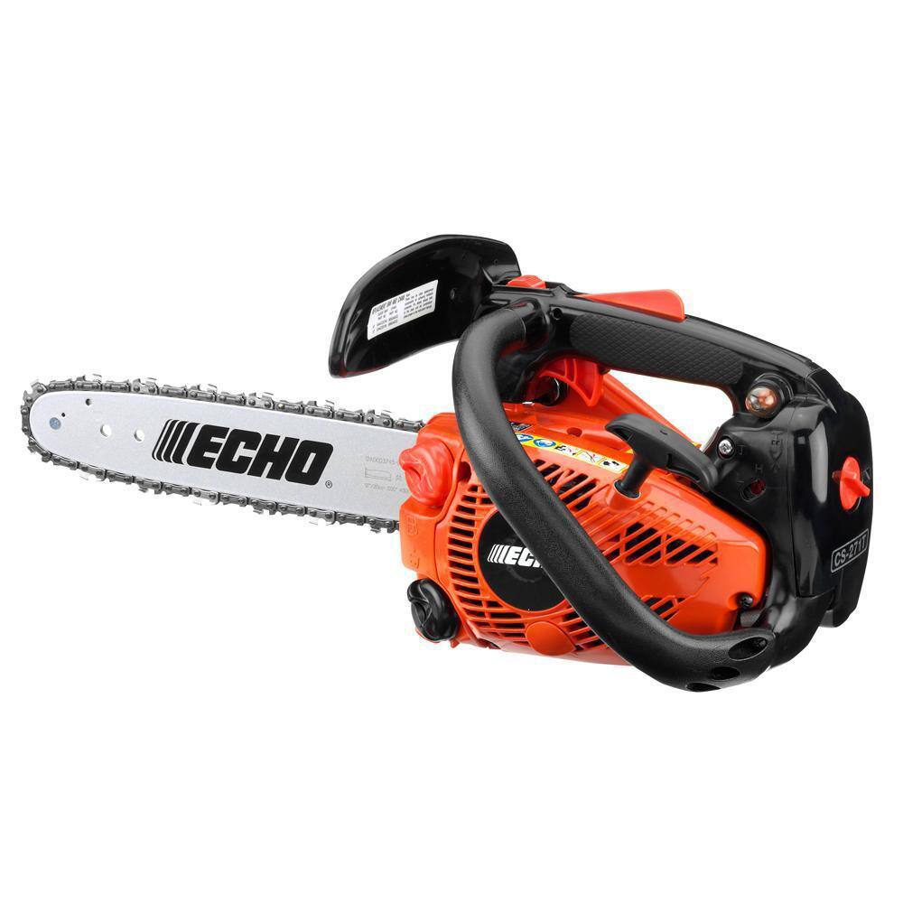 ECHO CS-271T-12 12 in. 26.9 cc Gas 2-Stroke Cycle Chainsaw with Top Handle